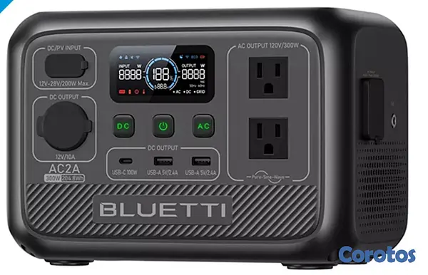 plantas e inversores - BLUETTI AC2A 300W 204Wh Portable  7