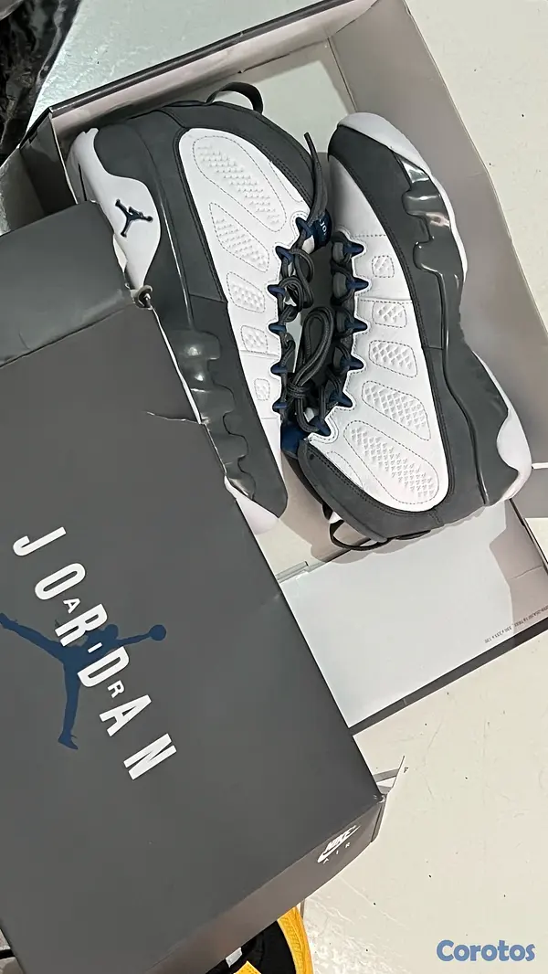 zapatos para hombre - Jordan 9 retro Flint grey 2026  100% originales 6