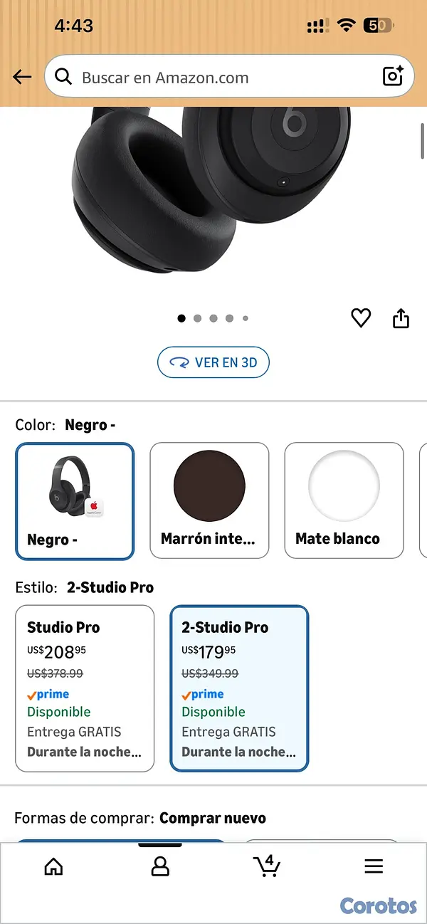otros electronicos - Beats Studio Pro - Auriculares inalámbricos premium sobre la oreja  2