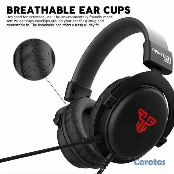 camaras y audio - Audifonos con Microfono Fantech ,RGB Para Juegos Multiplataforma  3