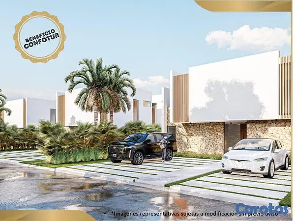 casas vacacionales y villas - PROYECTO DE VILLAS PLAYA NUEVA ROMANA  2