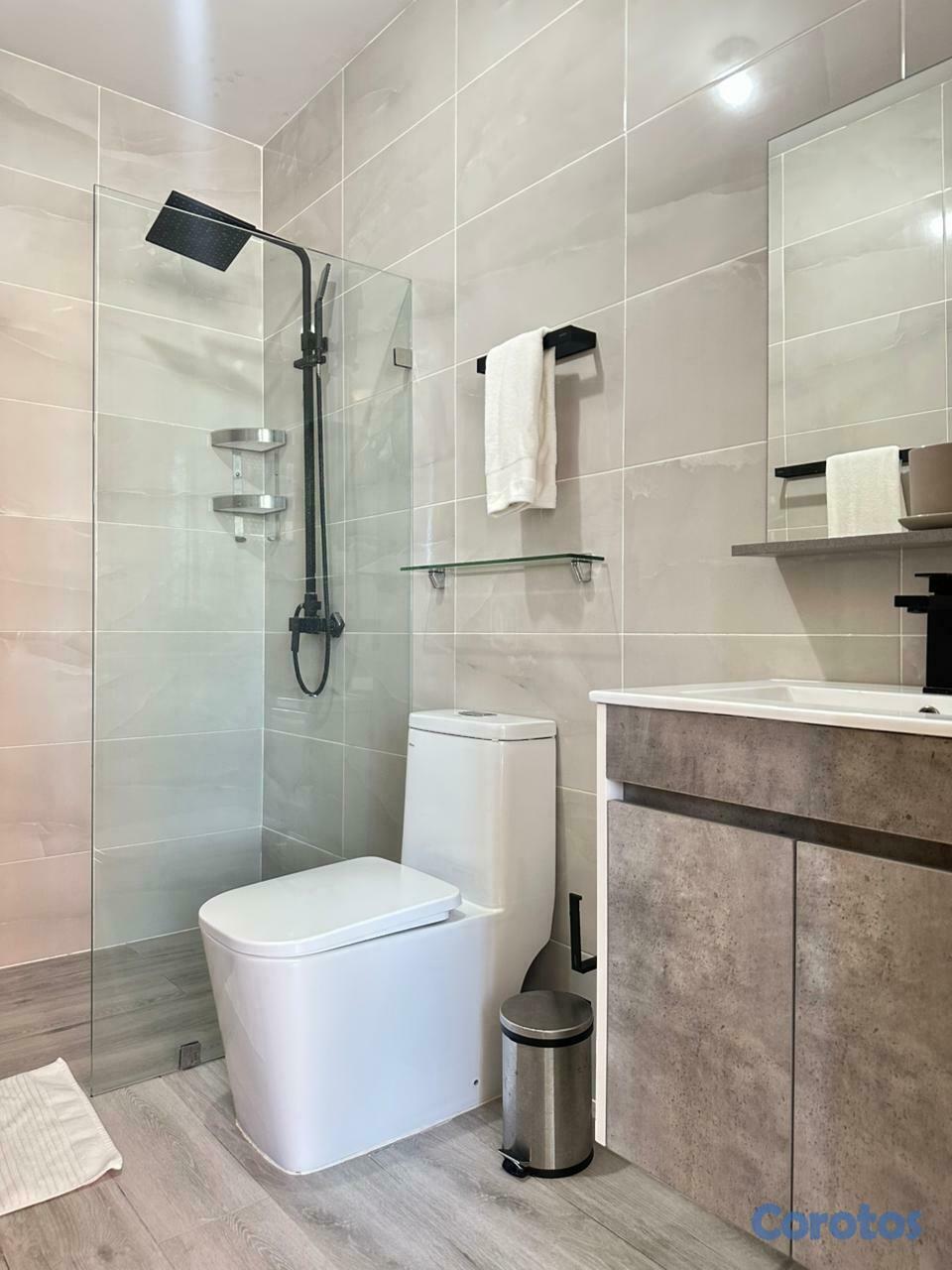 apartamentos - Alquiler Amoblado en Cacicazgos - 2 Habitaciones - 8