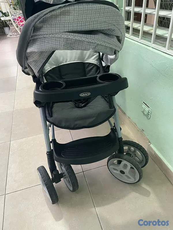 coches y sillas - Coche Graco para gemelos 3