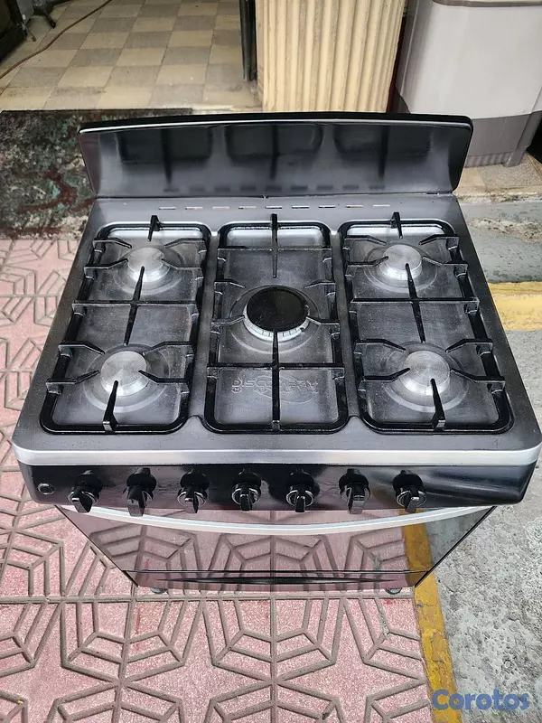 cocina - estufa discovery de 30 negra parrilla reforzada  2