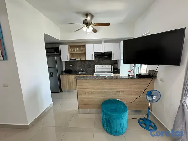 apartamentos - Apartamento Amueblado en Boca Chica 5