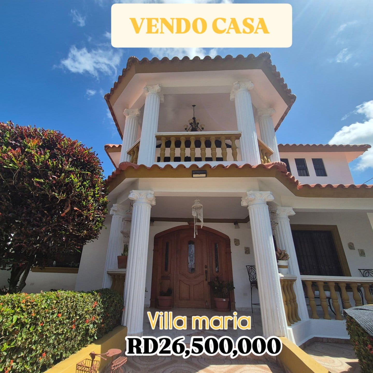 casas - Espaciosa Casa de Venta en Villa Maria, 2 Niveles 0