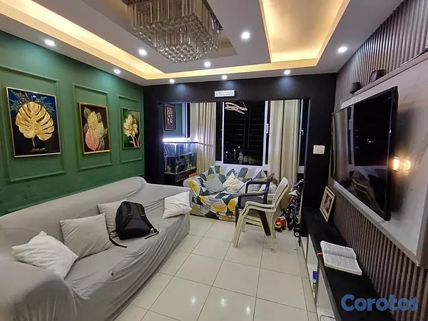apartamentos - vendo ciudad jua Bosh remodelado tres habitaciones dos baño paruqoe  4
