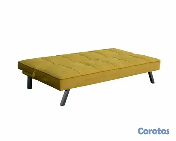 muebles y colchones - Sofá Cama Rita AZUL Y ROJOS 2