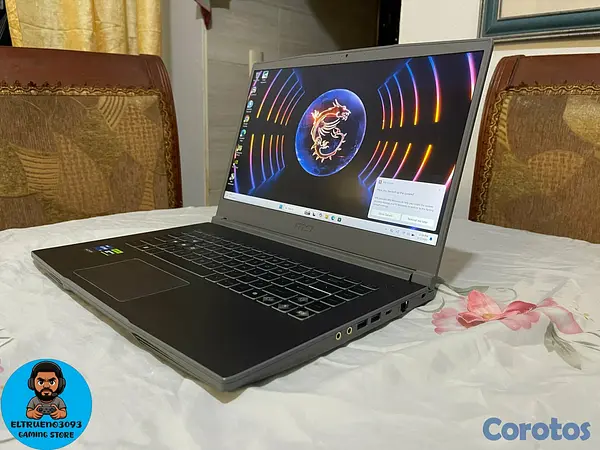 computadoras y laptops - Laptop gaming MSI Thin 15 I5 13TH, RTX 4050, SSD 5 9