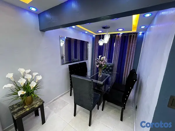 apartamentos - venta de apartamento amueblado en autopista de san Isidro santo Domingo este  5
