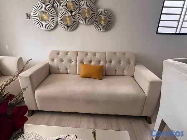muebles y colchones - muebles en color crema  2