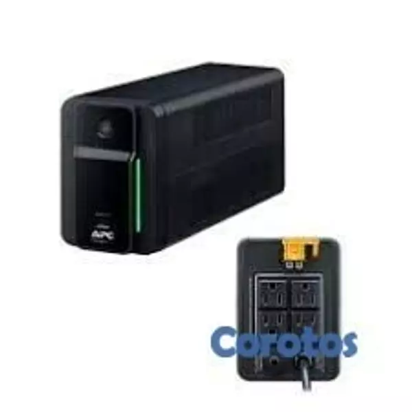 computadoras y laptops - UPS APC BVX700LU-LM BACK-UPS, 700VA, 360 WATTS, 120V, AVR, CARGA USB, 4 TOMAS  2