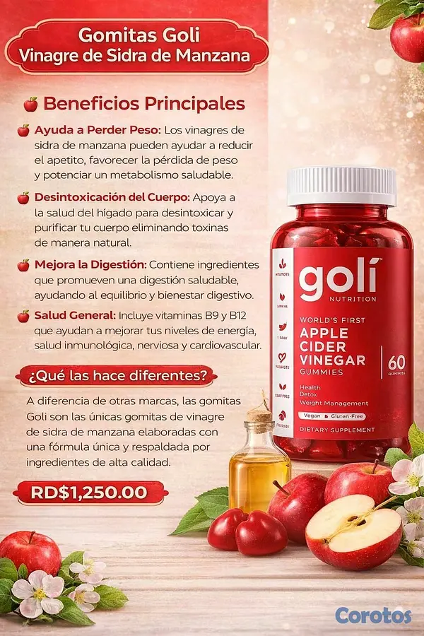 Salud y Equipamiento Médico - Vitaminas GOLI  2