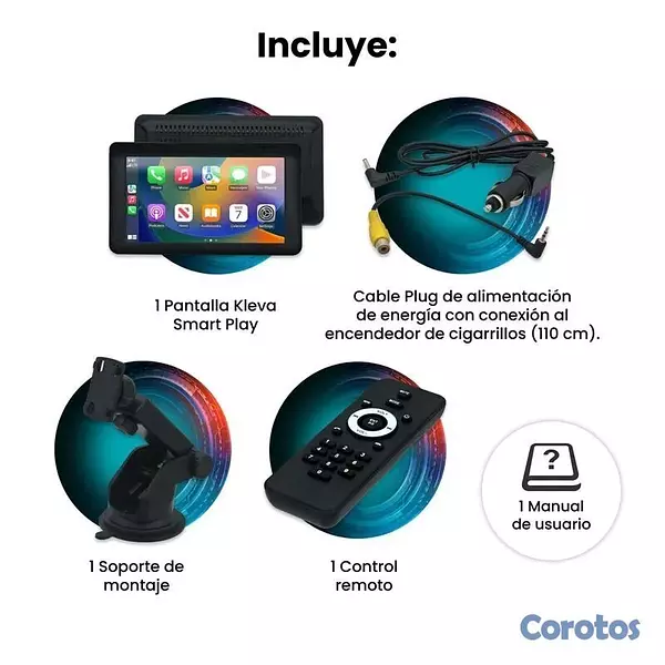 otros vehiculos - Pantalla Inteligente para Carros  Kleva Smart Play 2
