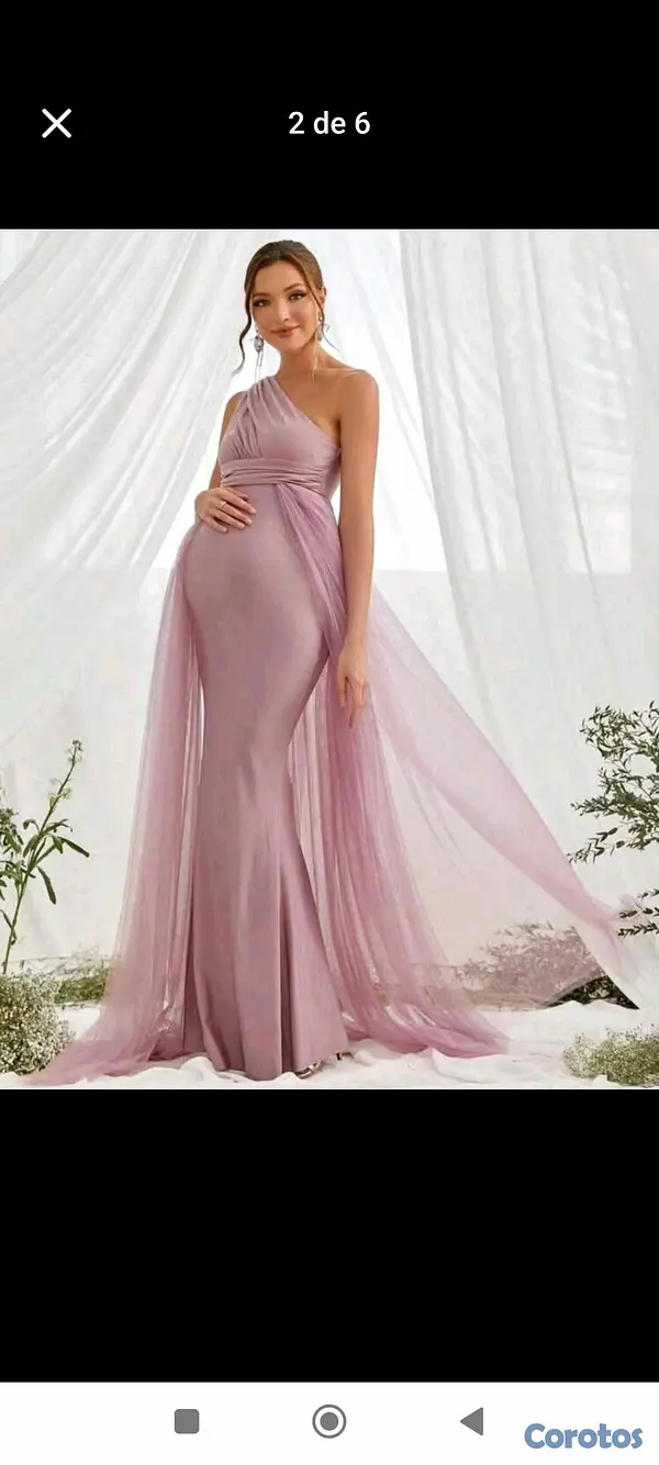 ropa para mujer - Vestido Elegante de Embarazada  2
