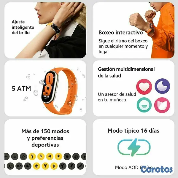 otros electronicos - Xiaomi Smart Band 8 Global Version 6