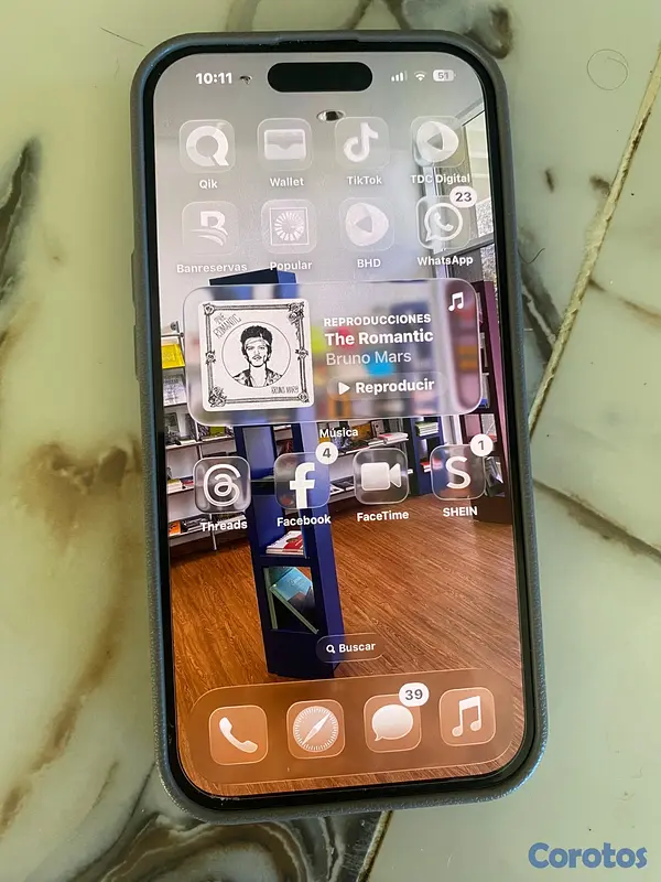 celulares y tabletas - iPhone 15 normal factory de 256GB 5