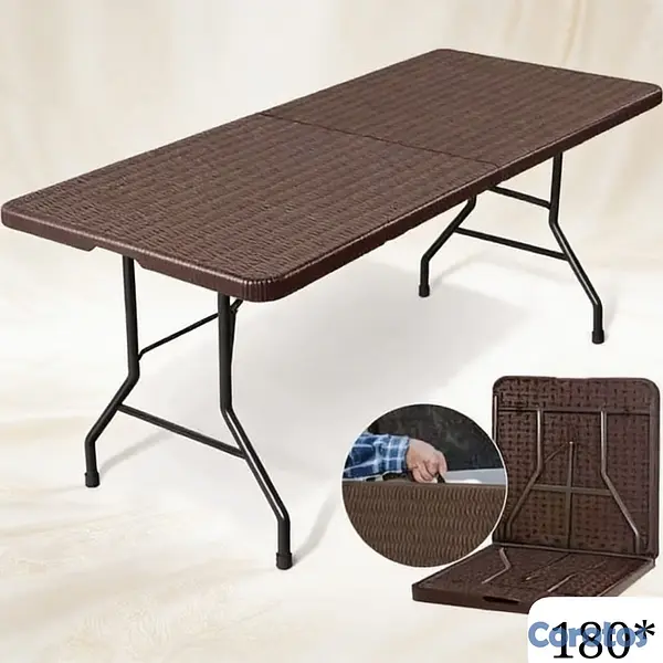 muebles y colchones - MESA PLEGABLE PORTÁTIL  2
