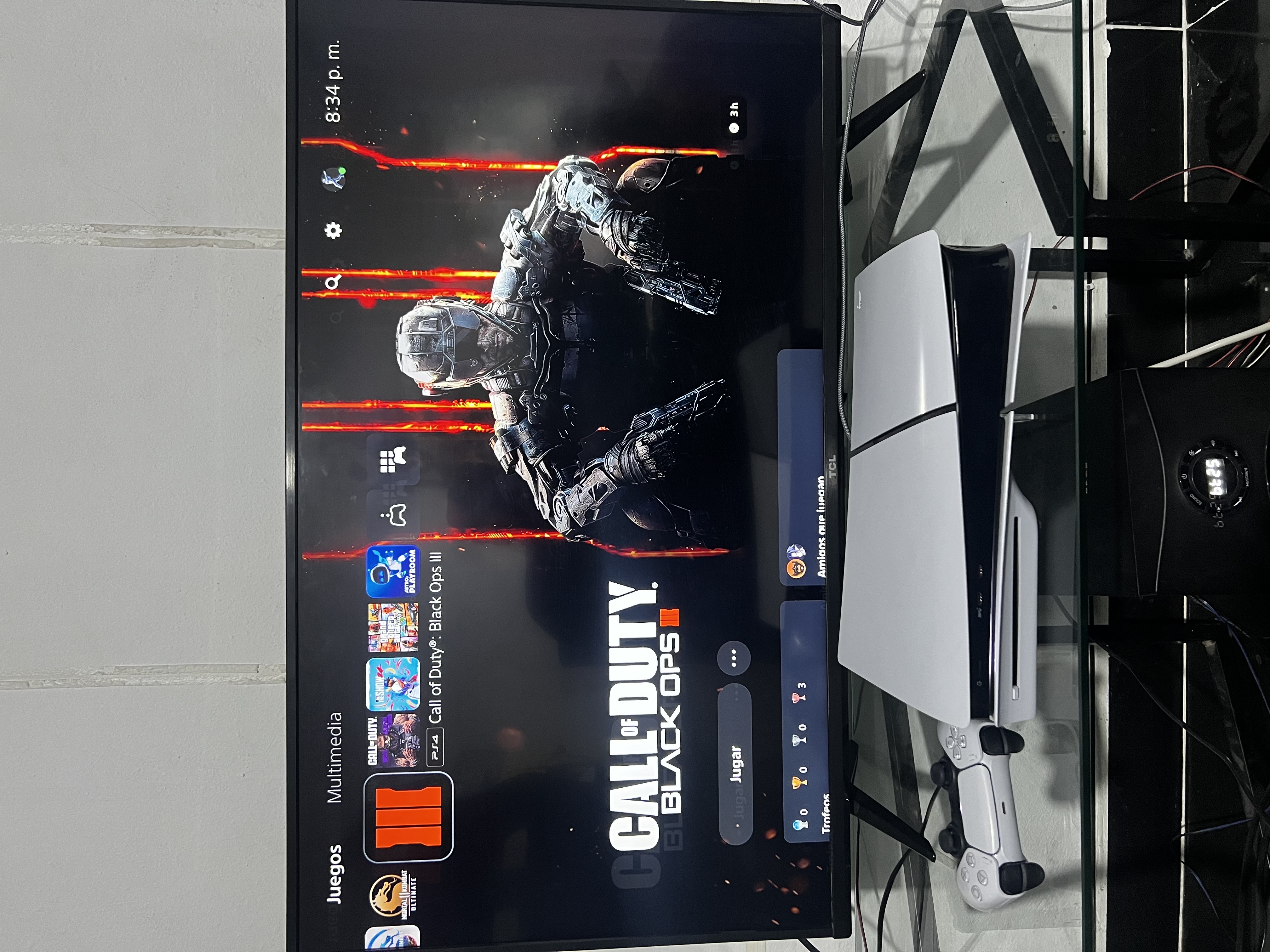 consolas y videojuegos - PS5 slim versión disco con 6 juegos digitales y garantía en oferta 4