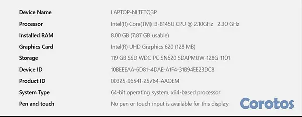 computadoras y laptops - LAPTOP LENOVO L340 4