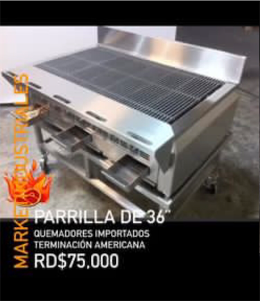 servicios profesionales - PARRILLA DE 36 “ pulg

Quemadores importados terminación americana ✅👌