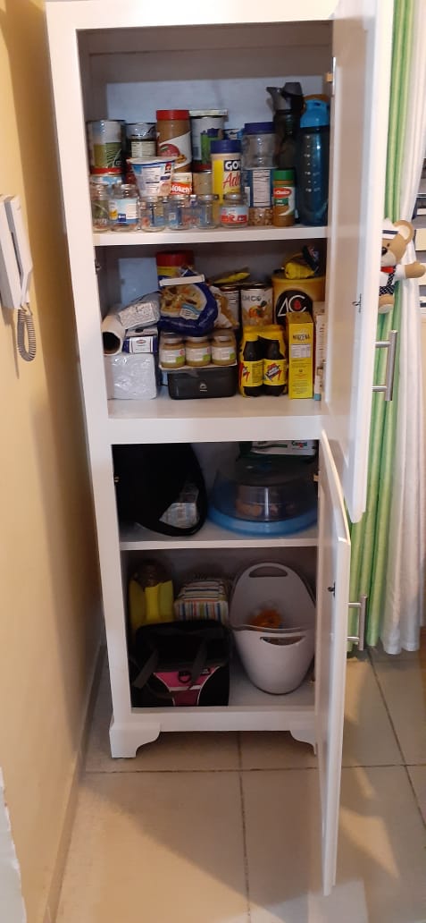 cocina - Despensa para cocina en blanco  2