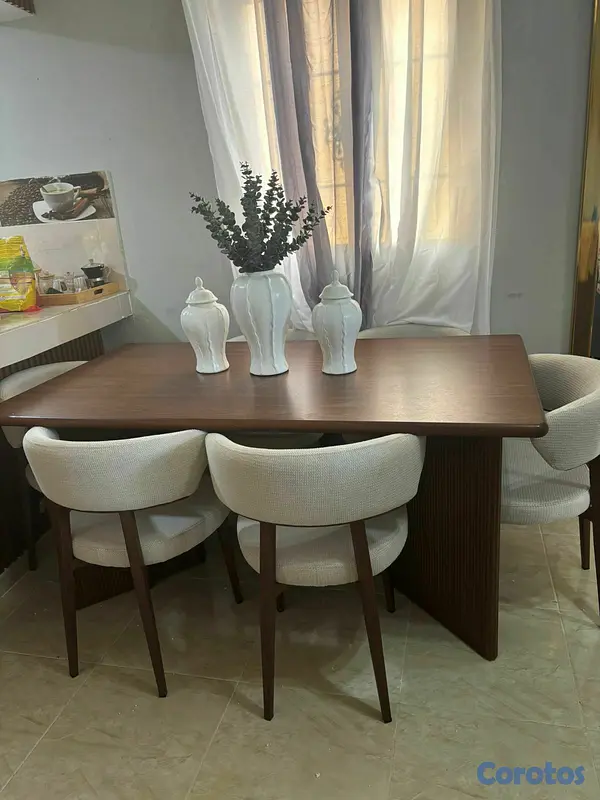 muebles y colchones - Juego de comedor importado de 6 sillas  2