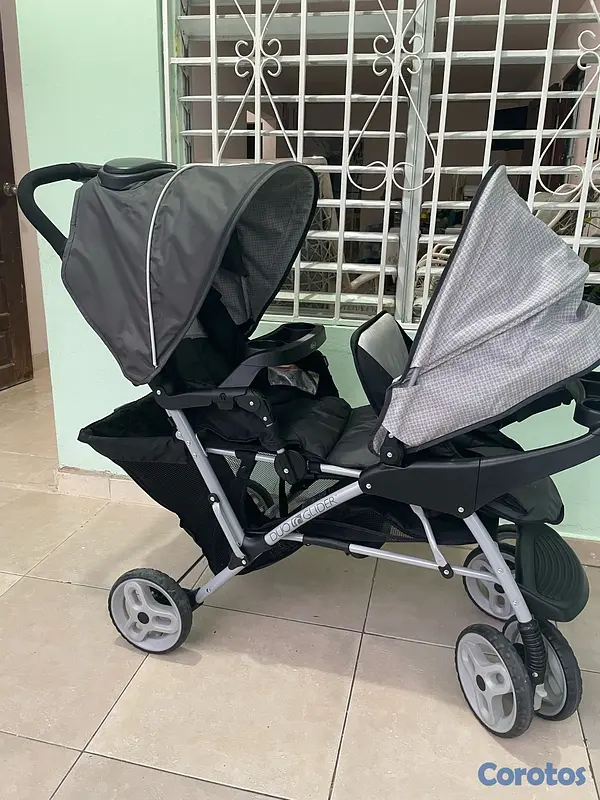 coches y sillas - Coche Graco para gemelos 5