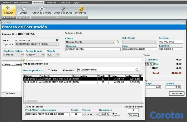 servicios profesionales - Programa (Software) de Facturación punto de venta 3