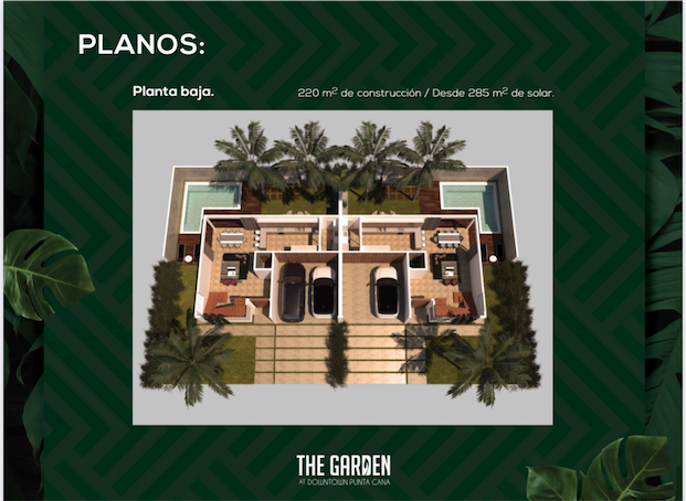 casas vacacionales y villas - Venta de villas en Downtown Punta Cana entrega con línea blanca y piscina 9