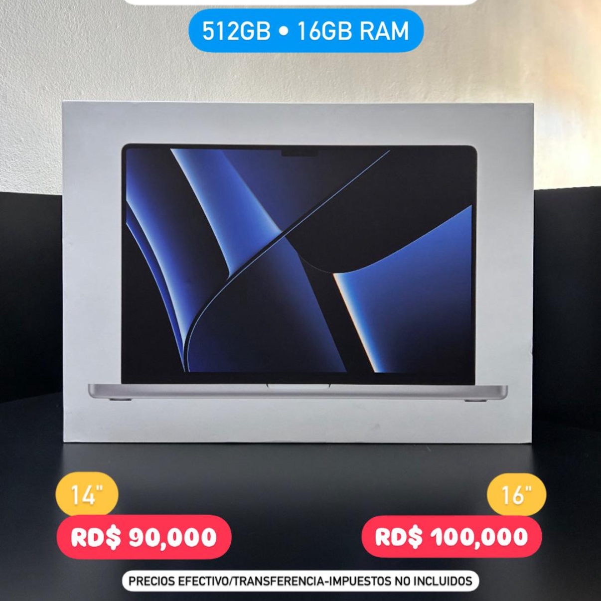 computadoras y laptops - MACBOOK PRO M2 PRO 14" & 16" 512GB 16GB RAM SELLADAS OFERTAAA 0