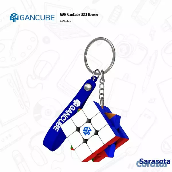 accesorios para electronica - GAN Cubo 3X3 llavero 2