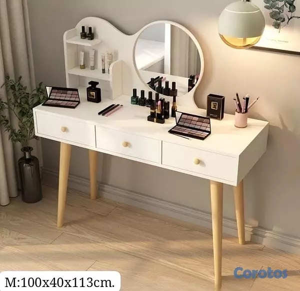 decoración y accesorios - Tocador con *Luz* Espejo

Medida:100x40x 2
