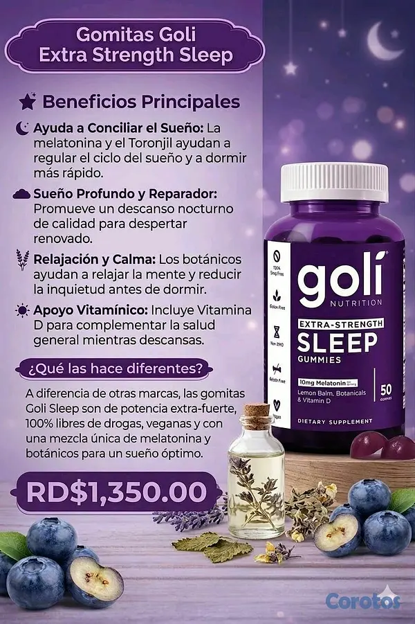Salud y Equipamiento Médico - Vitaminas GOLI  5