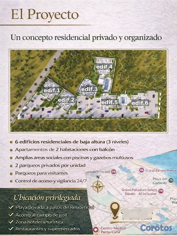 apartamentos - Venta en Venta Babaro Punta cana 2