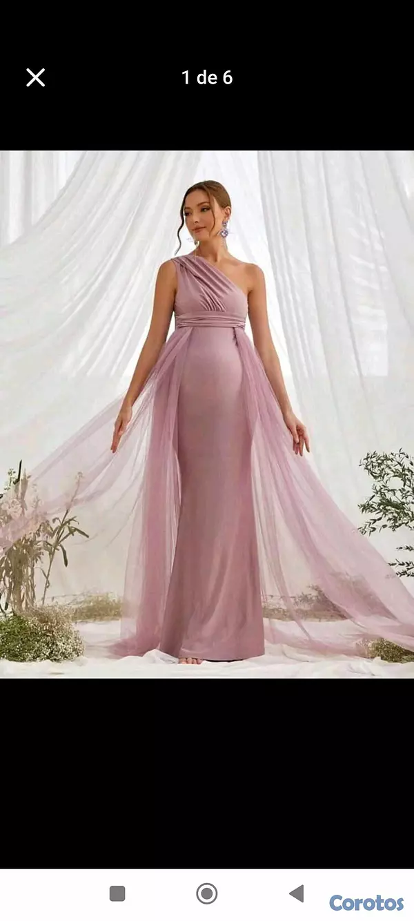 ropa para mujer - Vestido Elegante de Embarazada  5
