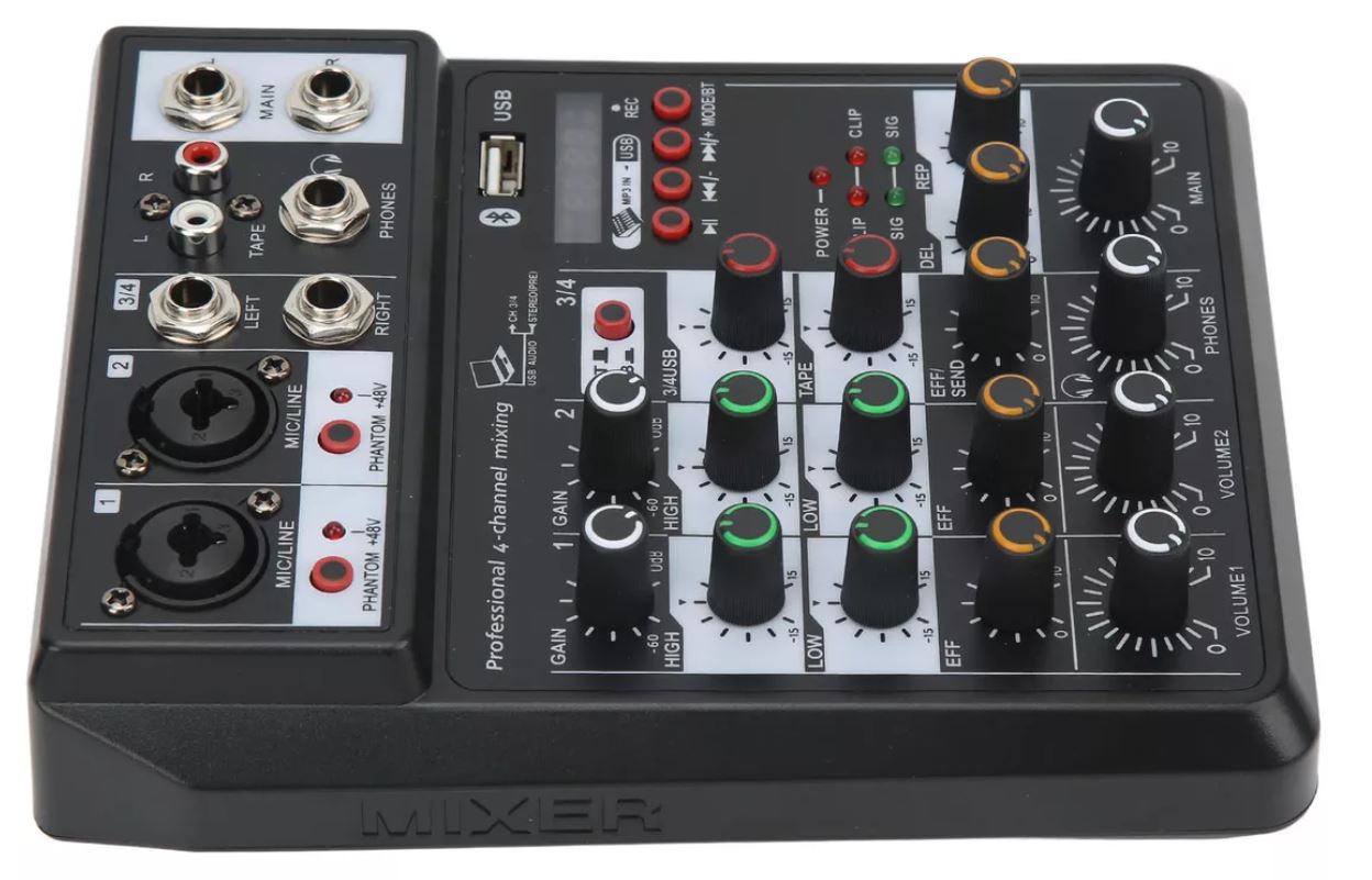 otros electronicos - Mezcladora de 2 canales con usb 2.0 2