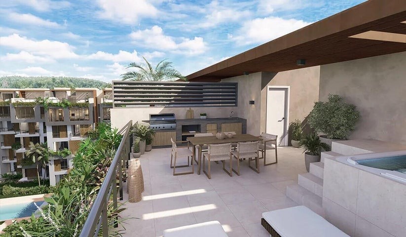 apartamentos - Proyecto en venta Punta Cana #24-1556 un dormitorio, cancha de tenis, campo de g 5