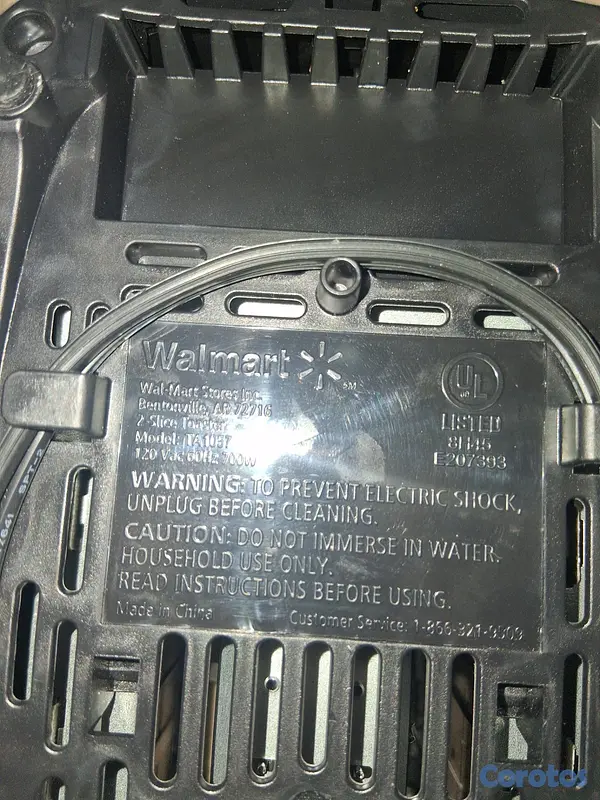 electrodomesticos - Tostadora Eléctrica Walmart de 2 Ranuras  5