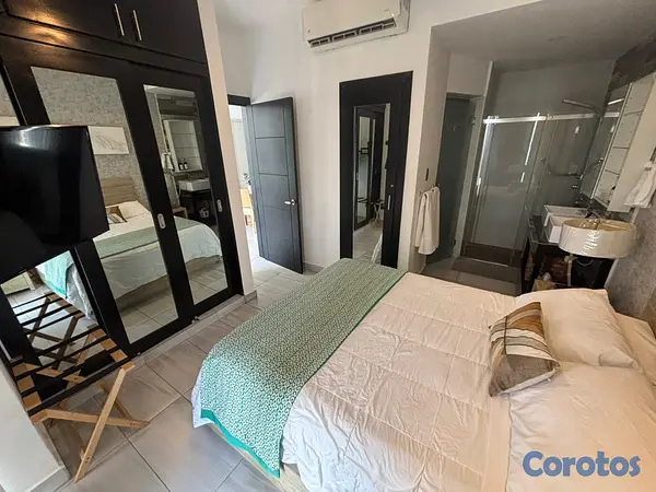 apartamentos - Apartamento Amueblado con vista al mar en Venta NACO 8