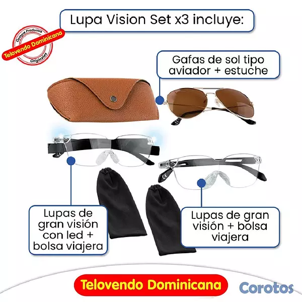 Salud y Equipamiento Médico - Lupas tipo Lentes Lupa Vision 5