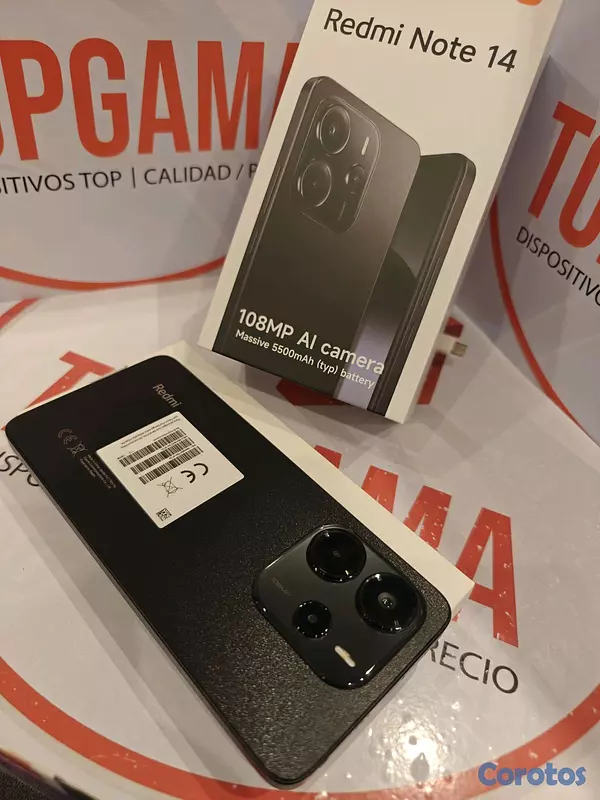 celulares y tabletas - REDMI NOTE 14, 6GB RAM 128GB 7