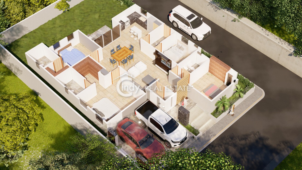 casas - Casa Moderna en Venta | 220 M2 | Santiago RD 3