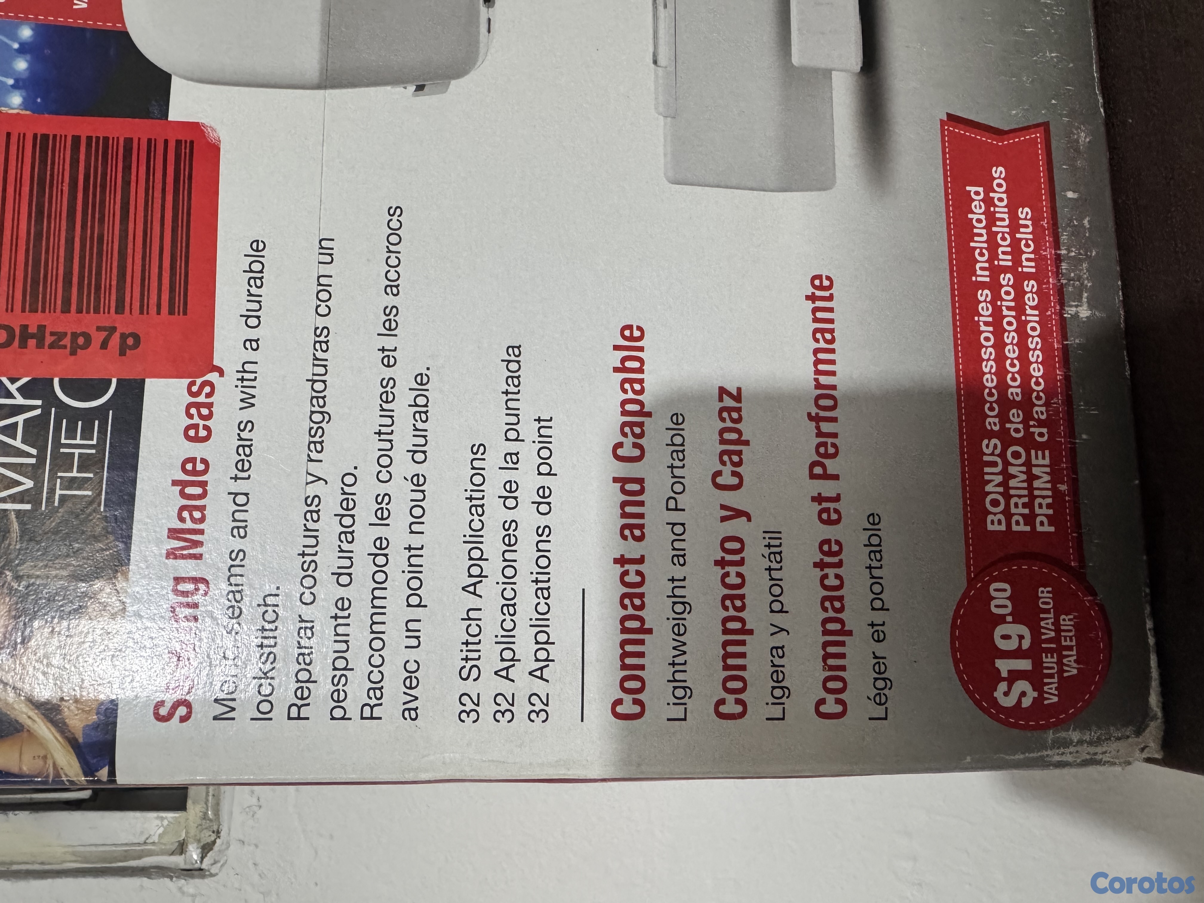 otros electronicos - Máquina de coser SINGER M1000 + accesorios 3