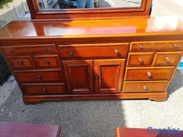 muebles y colchones - juego de cama King (trineo) 12
