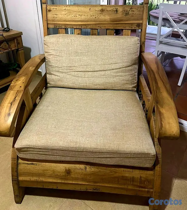 muebles y colchones - Oportunidad  única,  butaca Rústica ideal para terraza 2
