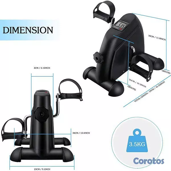 bicicletas y accesorios - MINI BICICLETA ESTÁTICA PORTÁTIL PARA EL HOGAR – RD$3,200

Práctica mini bicicle 3