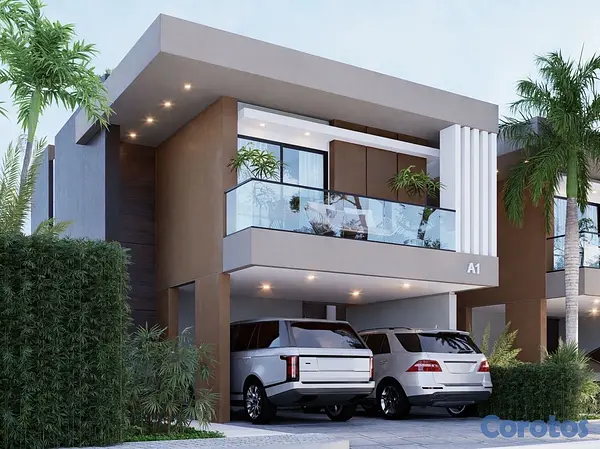 casas - venta de casa en la autopista de san Isidro Santo Domingo este  5