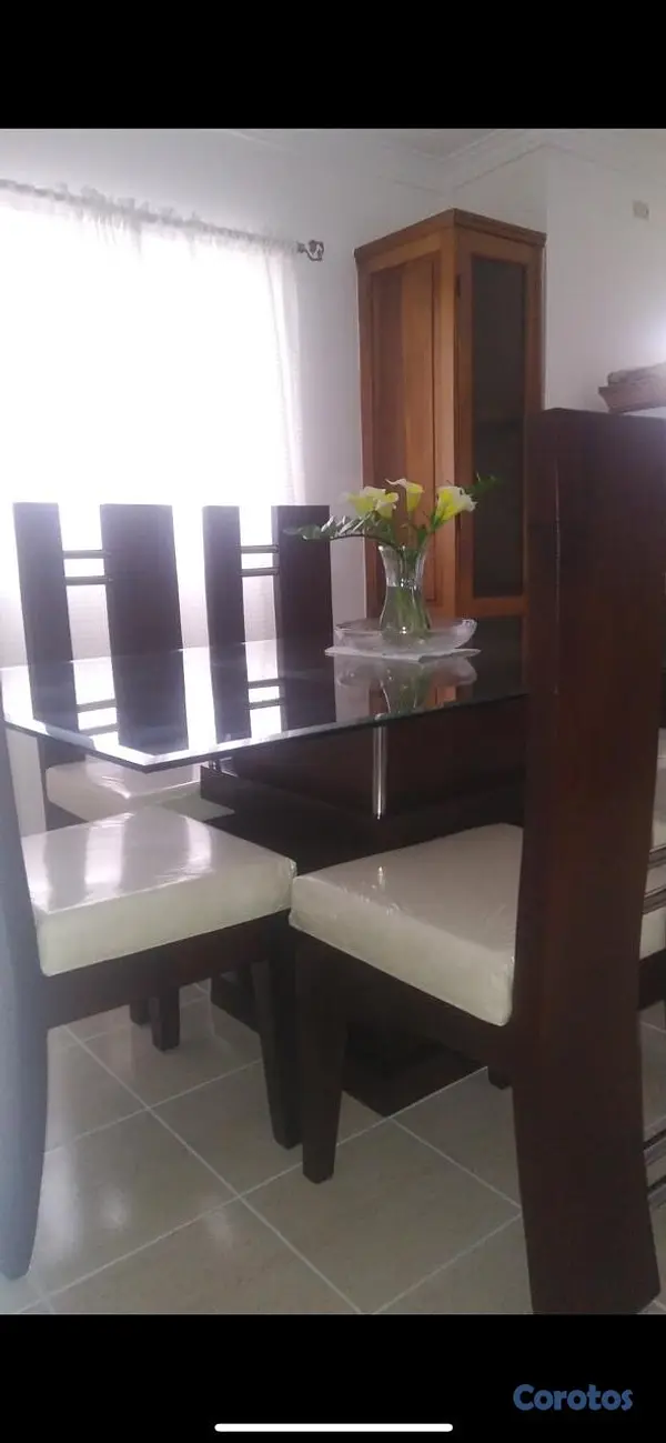muebles y colchones - Comedor de caoba, Negociable 4