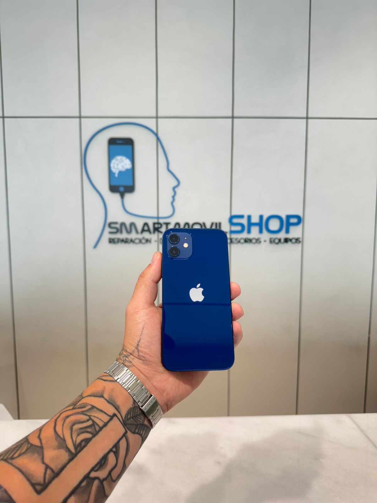 celulares y tabletas - IPHONE 12 NORMAL 128GB AZUL DESBLOQUEADO